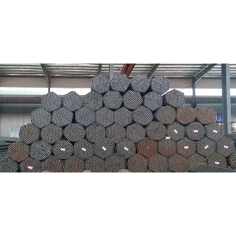 Schwarzes rundes Stahlrohr